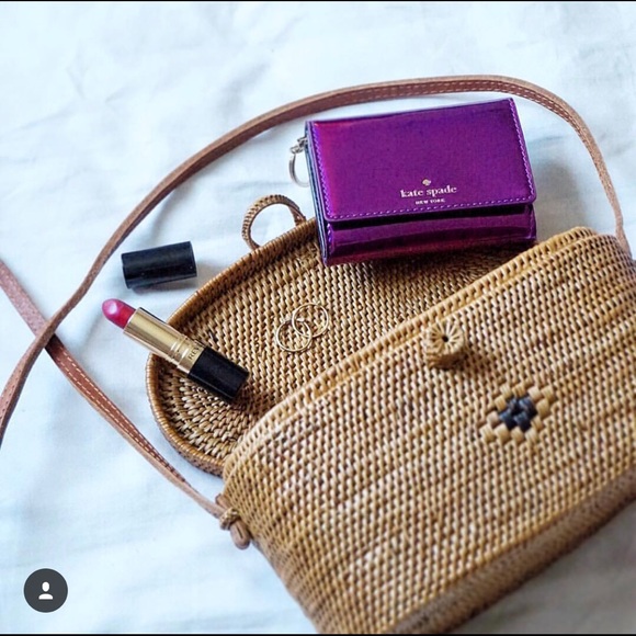 Rectangle handmade basket bag made in Bali - Picture 5 of 5